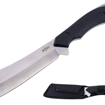 S-TEC 13.5" The "Hammerhead" Fixed Blade Hunting Tactical Knife with G10 Composite Handle