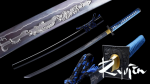 RYUJIN 39.3" 5 1065 High Carbon Steel "Sea- Dragon " Samurai Sword / Katana - T64219 - Image 14