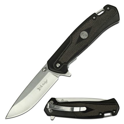 Elk Ridge MANUAL FOLDING KNIFE - GENTLEMAN'S KNIFE - TRAPPER KNIFE - ER-A969BK
