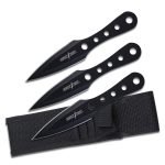 Perfect Point Throwing Knife Set - 6.5" Overall Black Finish - PP-022-3B - Image 2
