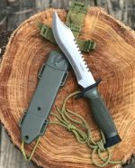 Survivor Fixed Blade Saw Back Survival Knife - HK-6001S