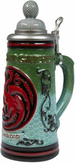Game of Thrones House Targaryen Ceramic Stein with Cap - Officially Licensed - Image 5