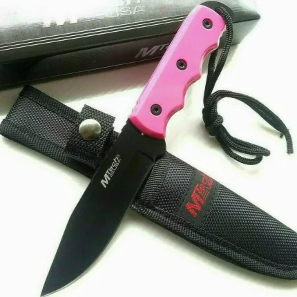 MTech Basic Clip Point Knife - Pink - MT-20-35PK
