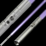 Silver Rechargeable 7 Colour Lightsaber