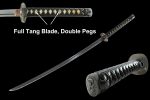 Tactical Hand Forged 41? 1045 Carbon Steel Samurai Sword with Brown Leather Sheath w/ Shoulder Strap - T64019 - Image 7