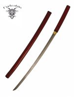 Fudoshin Hand Forged, 1095 Carbon Steel, Japanese Samurai Shirasaya Katana - Damascus Blade - S61