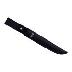 MTech Xtreme – Fixed Blade Tanto Knife - Satin Stainless Steel Blade w/Blood Groove, Injection Moulded Rubber Handle w/Ribbon Pattern, Nylon Sheath - Hunting, Camping, Survival, EDC, Tactical, – MX-130 - Image 4