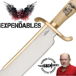 Gil Hibben Expendables 2 Bowie Knife With Leather Sheath - Official Product