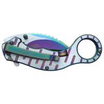 TAC Force- Folding Pocket Knife – Rainbow TiNite and Satin Finish Stainless Steel Hawkbill Blade and Handle with Pocket Clip, Liner Lock, Tactical, EDC, Rescue - TF-952RB - Image 4