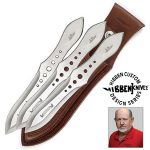 Gil Hibben Small Competition Triple Thrower Set W/Leather Sheath - GH2034 - Image 4