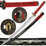 Ten Ryu Hand Forged Premium Blood Dragon Katana / Samurai Sword - MC-3059