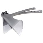 Perfect Point Throwing Axes – Set of 2-9.5-inches Overall, Satin Finish Stainless Steel Blade Handle, Includes Nylon Sheath, Full Tang Construction, Well Balanced, Throwing Sport Axes – PP-132-2 - Image 2