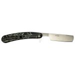 Master USA Quick Opening Folding Knife Straight Razor 3.75" Blade Black Widow Spider Design - - Image 2