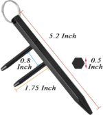 Snake Eyes Ninja Keychain Kubaton Silver Finish – SE-1058S - Image 2