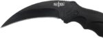 S-TEC 8″ Fixed Blade Hunting Karambit Knife with ABS Sheath Black Out Version – TS201BK - Image 4