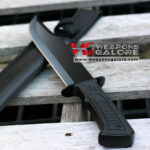 STEC – Classic Outdoor Bowie Full Tang Construction 3.5 mm Thick Blackout Version – T224190-2 - Image 5