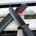 STEC – Classic Outdoor Bowie Full Tang Construction 3.5 mm Thick Blackout Version – T224190-2 - Image 8