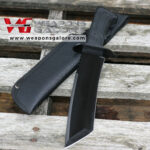 STEC – Classic Military Bowie Full Tang Construction 3.5 mm Thick Blackout Version / Tanto Point – T224190-3