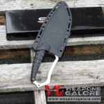 S-TEC D-Guard 10″ Fixed Blade Full Tang Knife w/ ABS Sheath -Silver – T25148SL - Image 4