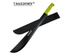 22″ Inch Takedown® ” Panga – Back Out” 5.5mm Thick Blade Green Handle – HK-22 – Pre Orders