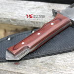 S-TEC 16″ Pakkawood Handle Hunting Bowie w/ Nylon Sheath - T224771 - Image 3