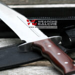 S-TEC 16″ Pakkawood Handle Hunting Bowie w/ Nylon Sheath - T224771 - Image 4