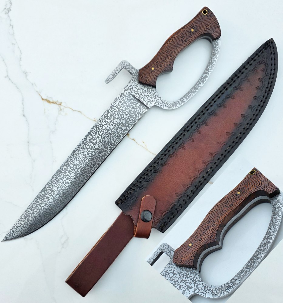 butterfly46_L D Guard Forged Butterfly Sword / High‑Carbon Steel Precision – #1045 - Image 1